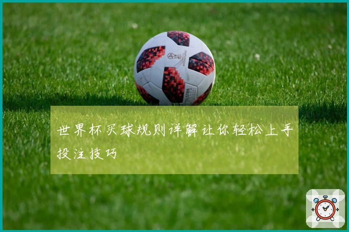 世界杯买球规则详解让你轻松上手投注技巧