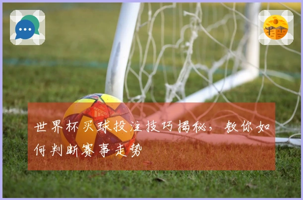 世界杯买球投注技巧揭秘，教你如何判断赛事走势